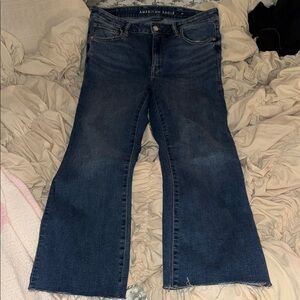American Eagle Outfitters Dark Blue Flare Jeans